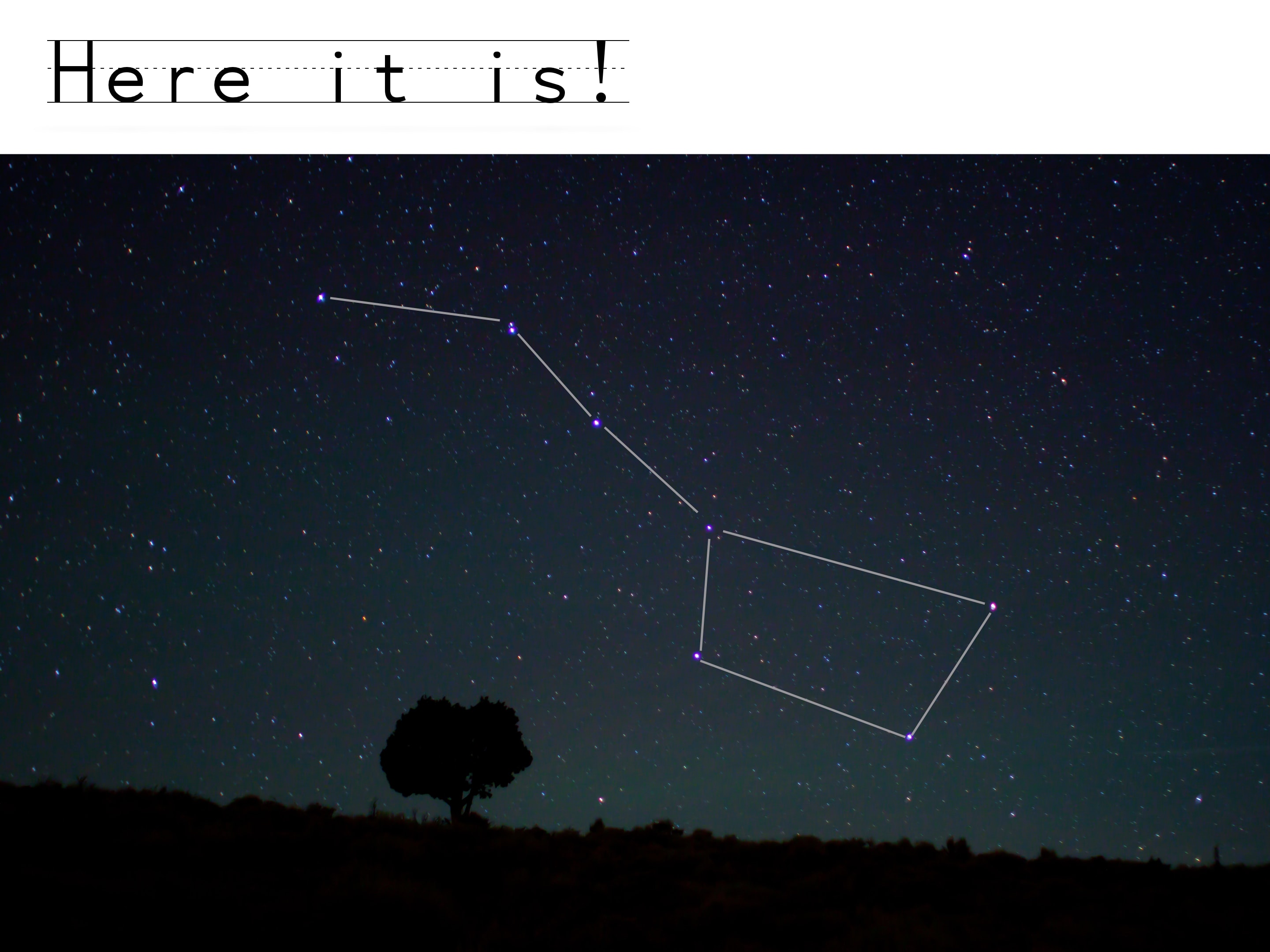 Big Dipper revealed